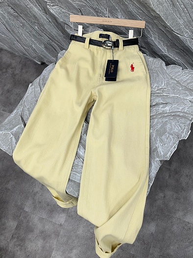 Женские лимоные джинсы Polo Ralph Lauren   