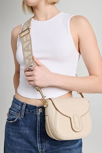 Женская кожаная сумка Marc Jacobs 18x16 см (4 расцветки)   