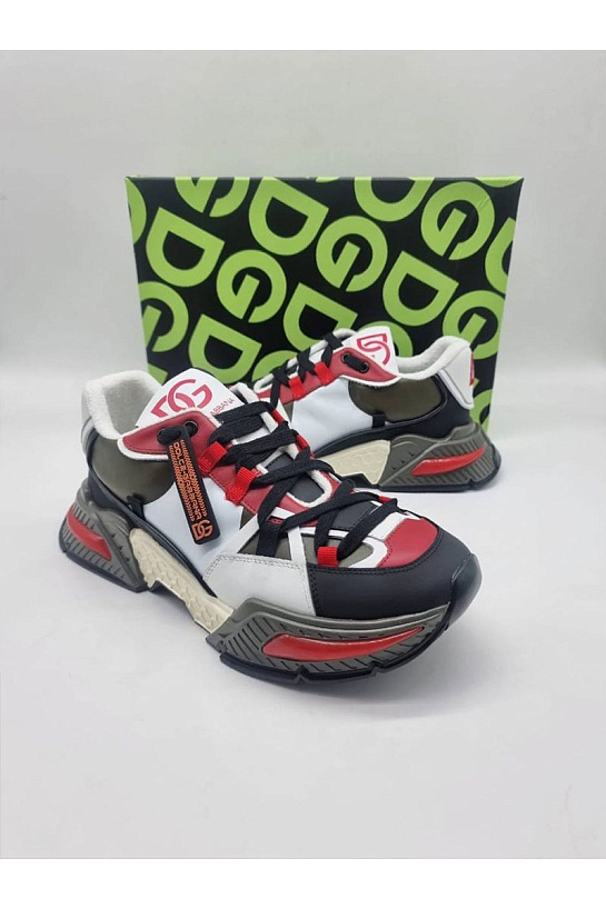 Мужские кроссовки Dolce & Gabbana Airmaster - White / Red