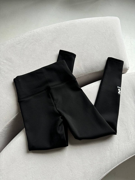 Женские чёрные леггинсы Balenciaga