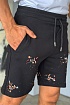 Чёрные шорты Dior Paint Splatter