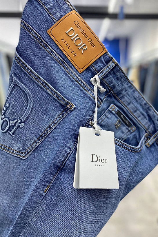 Мужские синие джинсы Dior
