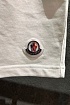 Мужские шорты Moncler белого цвета