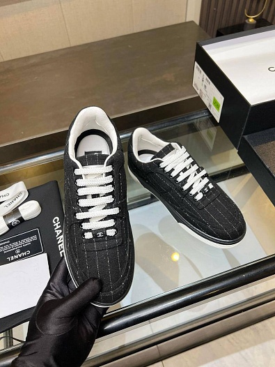 Женские кроссовки Chanel Tweed premium   