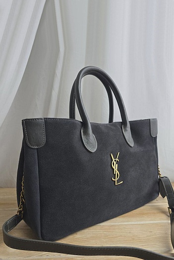 Замшевая сумка Yves Saint Laurent 39x23 см   