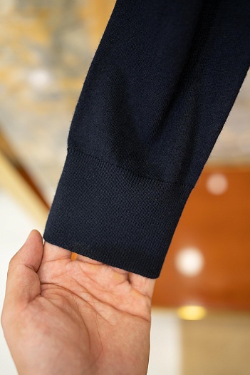 Мужской тёмно-синий джемпер Dolce & Gabbana premium   