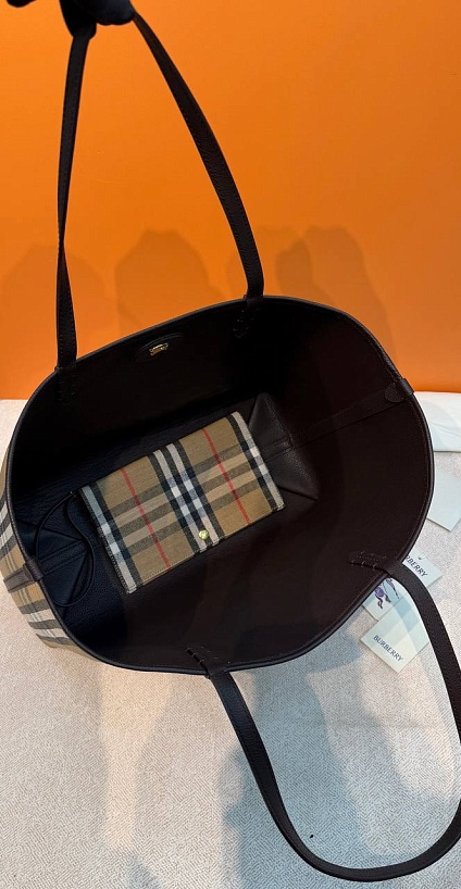 Кожаная сумка Burberry Medium Reversible Bloomsbury ​premium 37,5x17x30 см