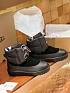 Женские замшевые ботинки UGG Classic Maxi Toggle Mini - Black