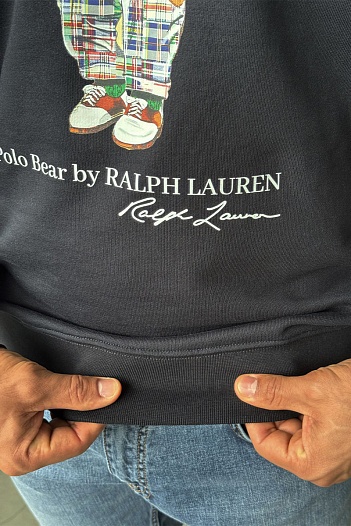 Тёмно-синий свитшот Polo Ralph Lauren "Bear"   