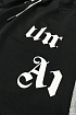 Мужские шорты Palm Angels "Broken Logo" - Black