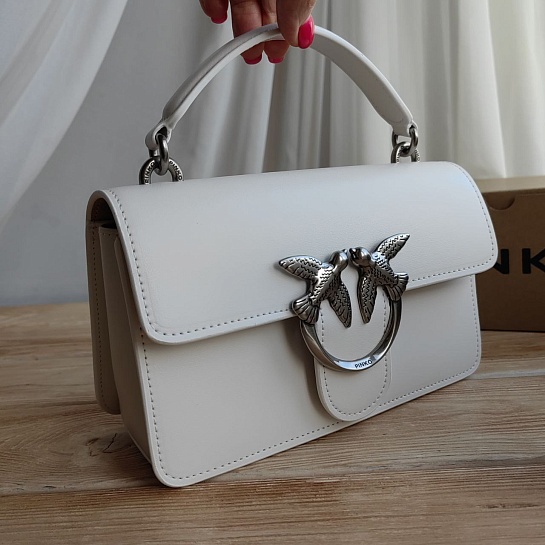 Женская кожаная сумка 21x12 см (3 расцветки)