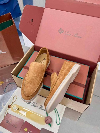 Женские заишевые лоферы Loro Piana Summer Walk premium   