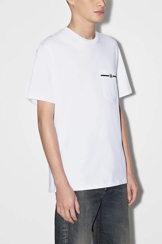 Футболка белого цвета Amiri M.A. Pocket