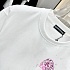 Белая оверсайз футболка Chrome Hearts Premium