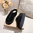 Меховые женские слипоны UGG Tassle - Black