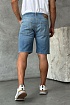 Светло-синие джинсовые шорты Hugo Boss relaxed fit
