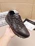 Кожаные кроссовки с мехом Premiata low-top - Brown
