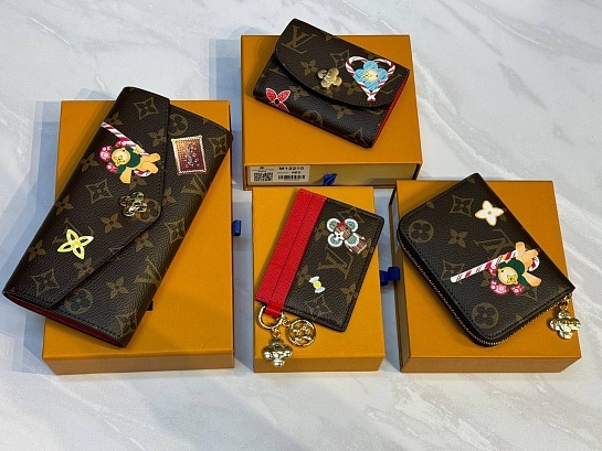 Кожаный кошелек Louis Vuitton Sarah Premium 10.5x2x19 см