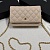 Кожаная сумка Chanel Wallet on Chain premium 19x12x4 см