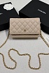 Кожаная сумка Chanel Wallet on Chain premium 19x12x4 см