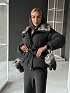 Темно-серый женский костюм тройка на флисе Loro Piana