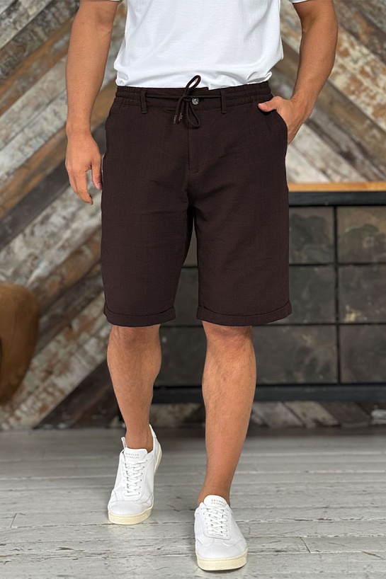 Мужские коричневые шорты Armani Exchange