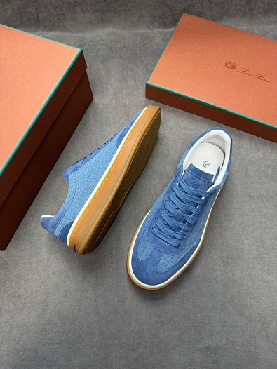 Мужские кроссовки Loro Piana Tennis Walk - Blue   