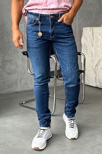 Синие джинсы Armani Exchange Slim Fit   