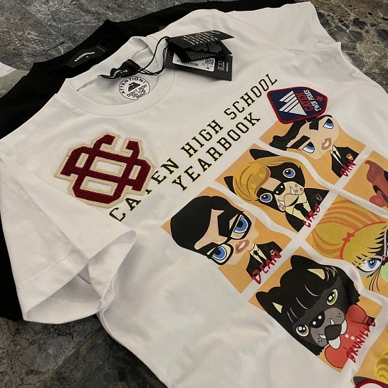 Мужская футболка Dsquared2 Patched - White