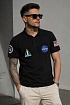 Мужское поло Balenciaga NASA multi-patch