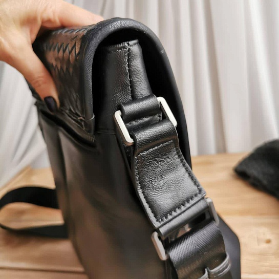 Кожаная сумка Bottega Veneta Intrecciato 28x26 см