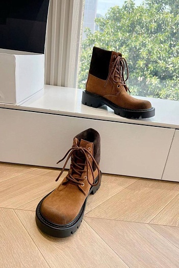 Женские ботинки Loewe Premium - Brown   