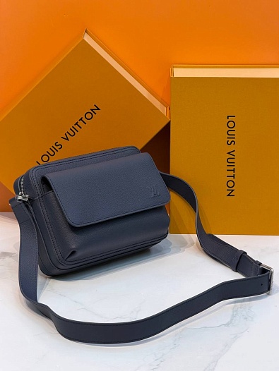 Кожаная сумка Louis Vuitton Boarding Messenger premium 24x18x9 см   