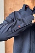 Мужская рубашка Hermes H embroidered - Navy