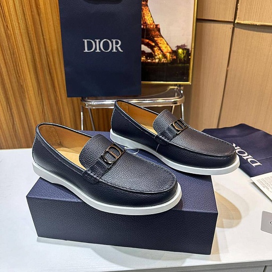 Мужские кожаные лоферы Dior