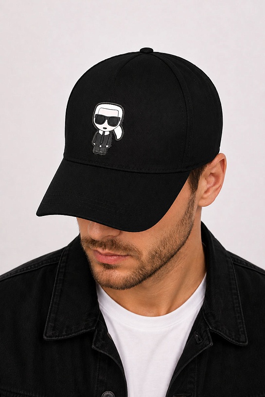 Мужская бейсболка Karl Lagerfeld - Black