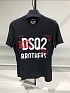 Мужская чёрная футболка Dsquared2 Brothers