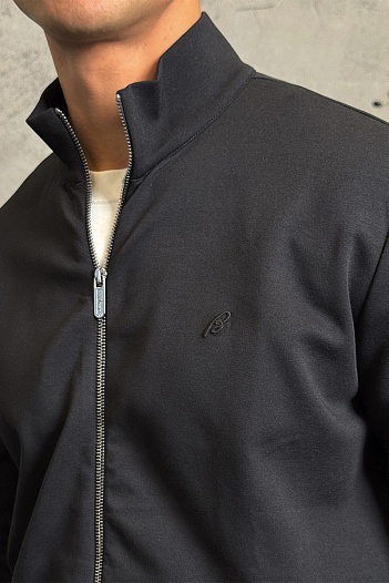 Чёрный спортивный костюм Brioni B-еmbroidery   