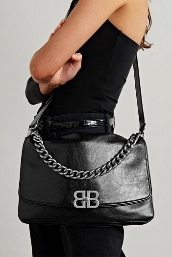 Кожаная сумка Balenciaga BB Soft Large 36x23 см   