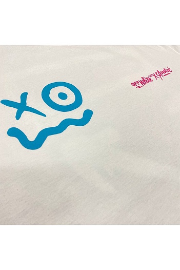 Белая оверсайз футболка Off-White x Andre Saraiva Arrows Spray   