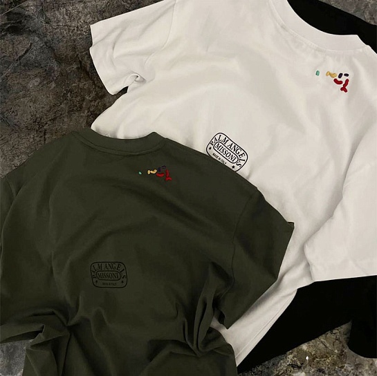 Белая футболка Palm Angels x Missoni MIND