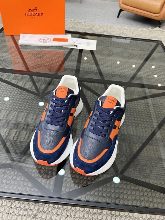 Мужские кроссовки Hermes - Navy