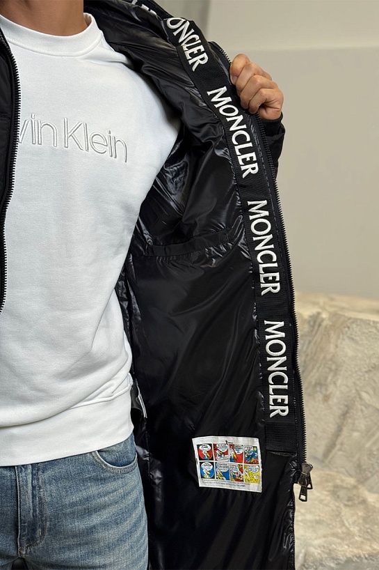 Мужская утеплённая парка Moncler Templon чёрного цвета