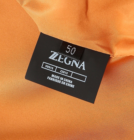 Мужская чёрная ветровка Zegna