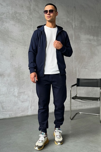 Мужские спортивные штаны Canada Goose тёмно-синего цвета   