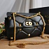 Женская сумка Valentino Roman Stud 25x14 см - Black