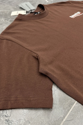 Оверсайз футболка Balenciaga Political Campaign - Brown   