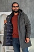 Мужская парка цвета хаки Loro Piana