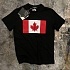 Футболка чёрного цвета Dsquared2 Flag of Canada
