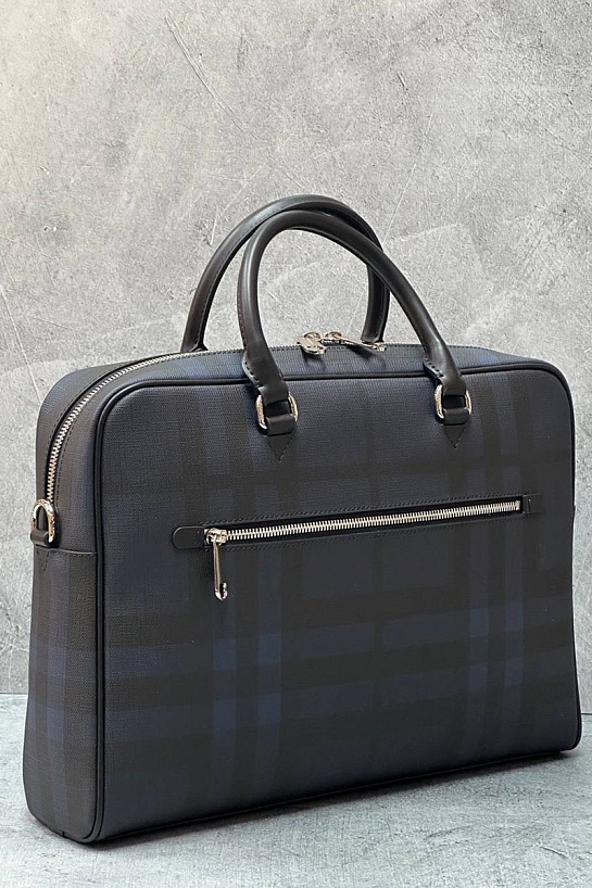 Мужской портфель Burberry Ainsworth Premium 37x26x9 см - Navy